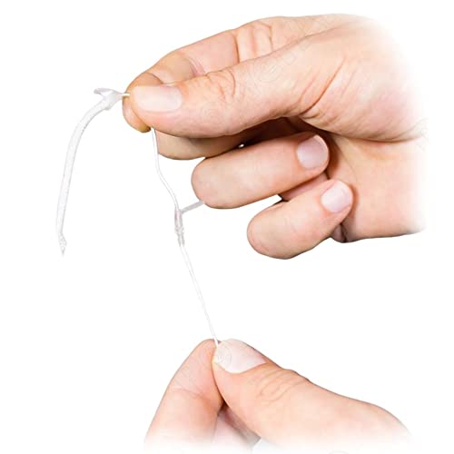 [Australia] - Audinell OtoFloss Hearing Aid Cleaning Threads | 100 pcs | Accessory Tool Safe for Hearing Aids, Earbuds, IEMs | Thread & Pull to Remove Debris & Eliminate Moisture 
