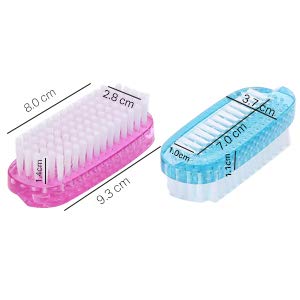 [Australia] - Two-sided Hand and Nail Brush Fingernail Brush Scrub Cleaning Brush for Toes (4 pack) 