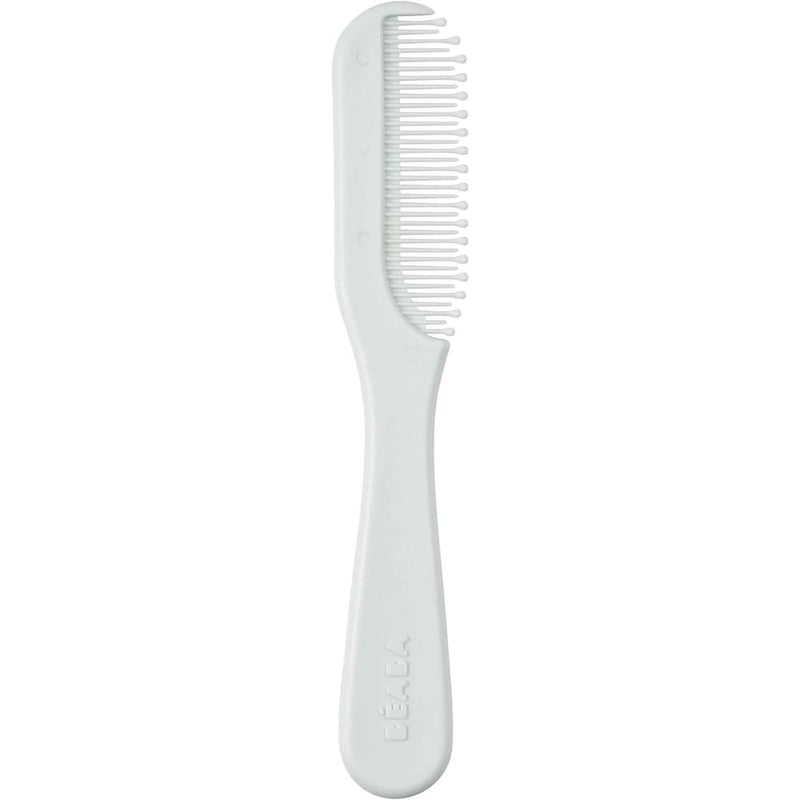 [Australia] - Beaba - Comb + Hairbrush set for Babies and Children - Integrated comb storage system on the back of the brush - Green Blue 