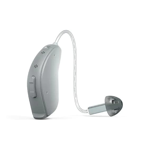 [Australia] - Hearing Aid Domes Smoky Gray Tips Ear Pieces Comfortable for Open Fit BTE Sound Amplifier PSAP Kit Invisible, except for RIC 5mm (S * 5) 