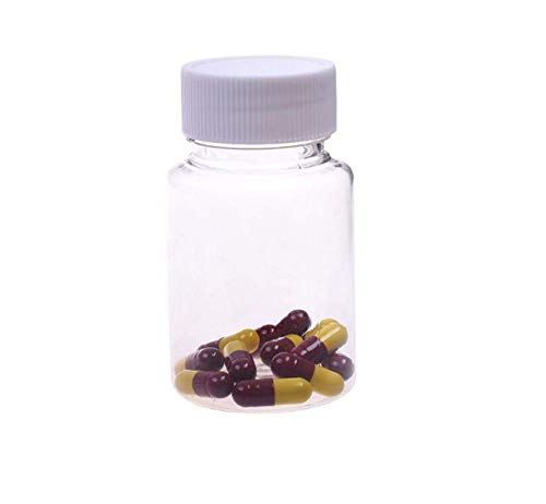 [Australia] - 12PCS 100ml Clear Empty Plastic Bottles Box with White Screw Cap Portable Solid Powder Case Holder Storage Container for Liquid Chemical Dispense 
