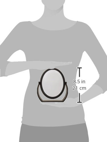 [Australia] - Danielle Midnight Matte Oval Vanity Mirror 