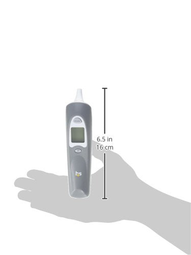 [Australia] - HealthSmart Digital Ear Thermometer for Babies, Kids and Adults - Instant and Accurate Results, Infrared Technology, Visual Fever Indicator, and 30 Disposable Lens Covers 