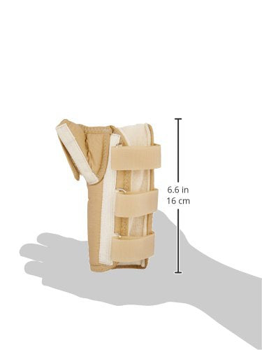 [Australia] - Rolyan-75911 D-Ring Wrist and Thumb Spica Splint, Wrist Brace for Carpal Tunnel, Wrist Brace for Tendonitis, Thumb Stabilizer, Wrist Splint, Thumb Spica Splint, Thumb Brace, Wrist Spica, Right Hand, Medium 