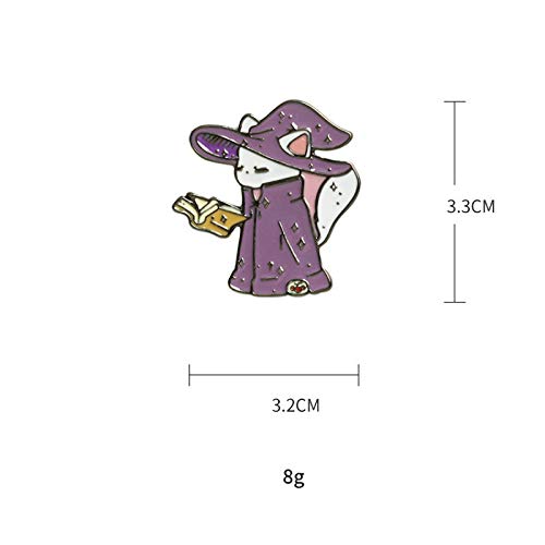 [Australia] - Combo Pin Enamel Cowboy Wizard Cat Kitty 