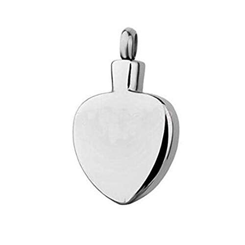 [Australia] - Sojewe Urn Pendant Necklace Cute Baby Footprint Heart Ashes Carve Daddy's Little Princess Cremation Memory 