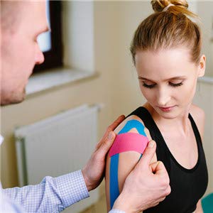 [Australia] - Kinesiology Tape Strapping Taping Athletic Sports Tape for Men Knee Shoulder Elbow Ankle Neck Muscle Superior Waterproof Adhesion Non Latex Safe for Kids Pregnant Women Cream 