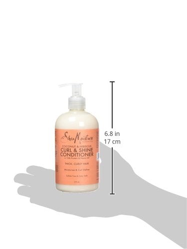 [Australia] - Shea Moisture Coconut and Hibiscus Curl and Shine Conditioner, 379 ml 379 ml (Pack of 1) 