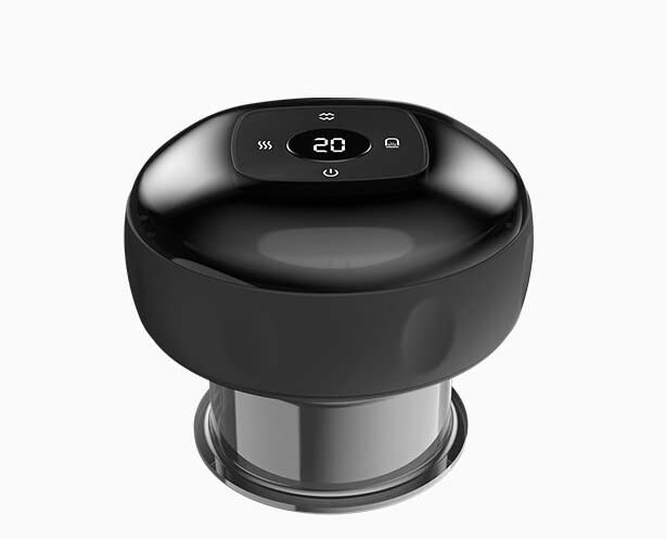 [Australia] - Electric Cupping Therapy Massager Machine, Professional Smart Cupping Device, Cups Therapy Scraping Tool for Muscle Pain Relief Better Blood Circulation Gift Idea (Black) Black 