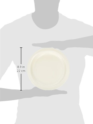 [Australia] - Sammons Preston - 33887 Hi-Lo Scoop Plate, 9" Scooped Dish with Wall, Non-Slip ADL Eating Aid for Children, Elderly, Disabled, Non Skid Cutlery Assistance Device for Motor Control, Scooper Bowl 