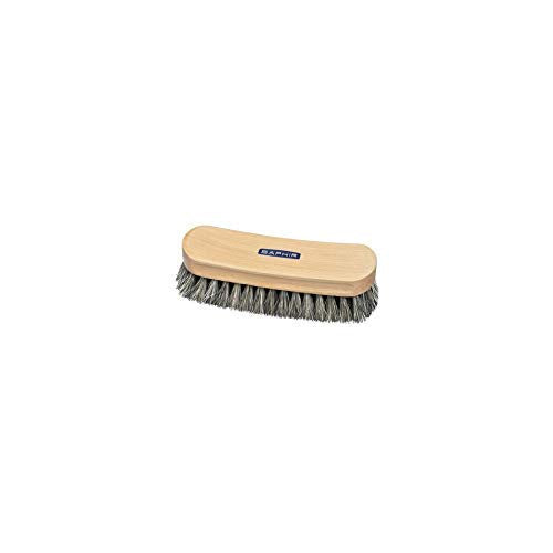 [Australia] - Saphir Natural Horsehair Shoe Brush for Leather Shining, Buffing & Cleaning 