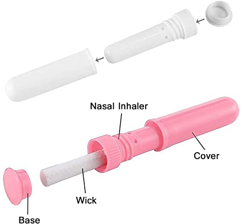 [Australia] - YANGWEN Essential Oil Inhaler Tubes,Essential Oil Aromatherapy Nasal Inhalers Tubes Refillable Inhaler Stick with Wicks,7 Colors 