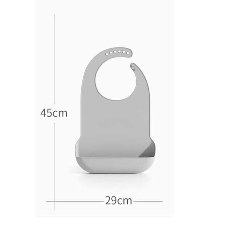 [Australia] - JINJIASUYISU Adult Bib Waterproof Clothing Protector Washable Silicone Adult Bib For Adults Seniors To Eat Prevent Soiling Of Clothes 