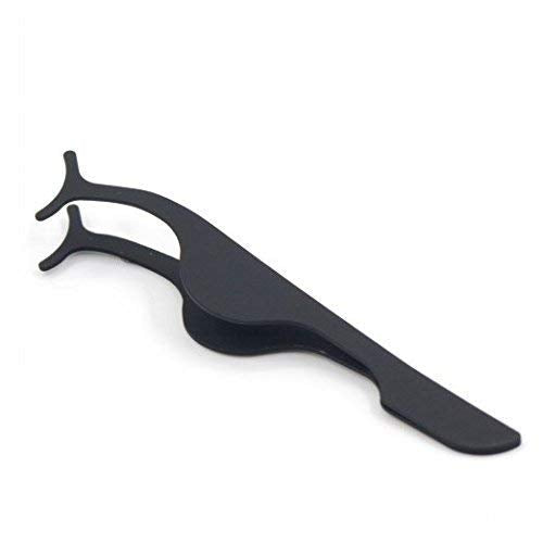 [Australia] - EIAKE False Eyelashes Applicator Tool Eyelash Extension Tweezers Remover Clip Tweezers Nipper (Black) Black 