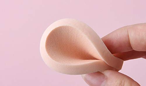 [Australia] - 12pcs Women's Soft Makeup Beauty Eye Face Foundation Blender Facial Smooth Powder Puff Cosmetics Blush Applicators Round Sponges Use for Dry and Wet 