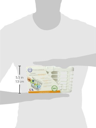 [Australia] - Prince Lionheart Made in USA High Capacity Dishwasher Basket for Toddlers Bottle Parts & Accessories | Fits all Dishwashers | 100% Recycled Plastic 
