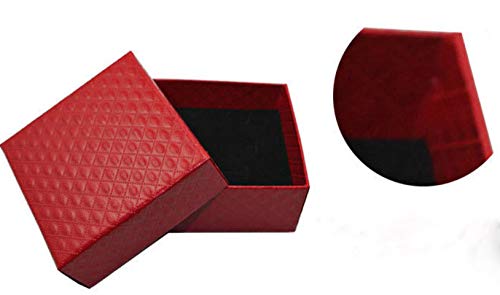 [Australia] - WOIWO 5 PCS High-Grade Diamond Jewelry Box Ring Earrings Box Packaging Display Box 