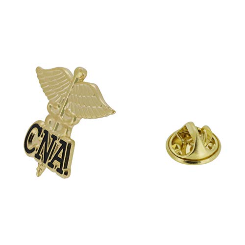 [Australia] - Forge CNA Certified Nurse Assistant Emblem Pin Caduceus (1 Pin) 