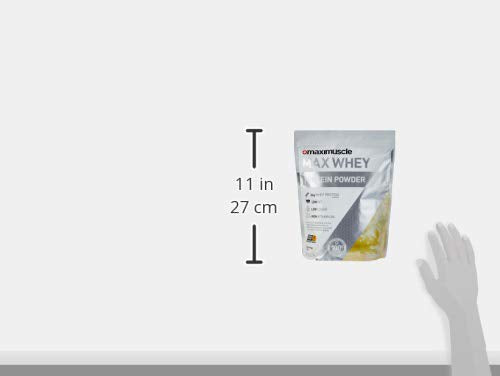 [Australia] - Maximuscle Max Whey | Whey Protein Powder | Protein Shake with Whey Isolate & Concentrate | Low Fat, Low Sugar, Gluten-Free | Vanilla, 480g - 16 Servings 