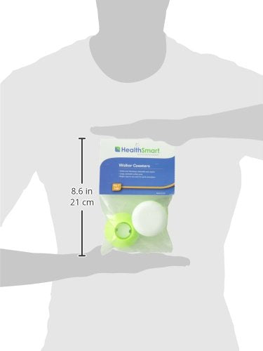 [Australia] - HealthSmart Walker Glides, Walker Caps or Walker Pads also for Rollators, Universal Fit, Pack of 2 