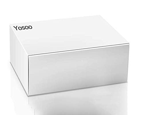 [Australia] - Yosoo Ring Velvet Jewellery Display Box Cufflinks Storage Tray Case Holder Organizer (Grey) Grey 