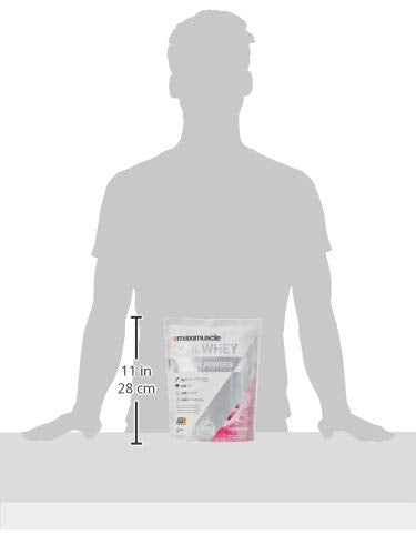 [Australia] - Maximuscle Max Whey | Whey Protein Powder | Protein Shake with Whey Isolate & Concentrate | Low Fat, Low Sugar, Gluten-Free | Strawberry, 480g - 16 Servings 