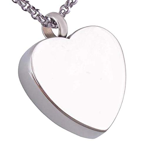 [Australia] - Sojewe Urn Necklace for Ashes Love Heart Pendant Letter Daddy's Princess Cremation Holder Memory Keepsake 