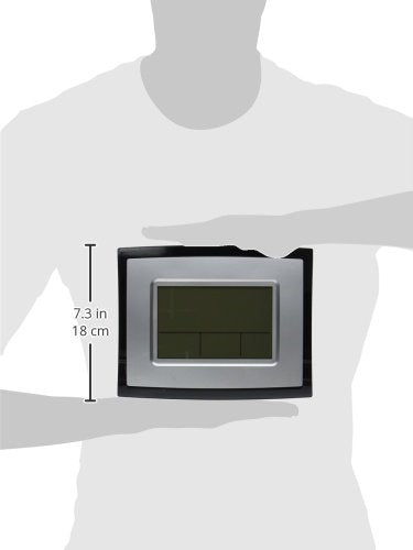 [Australia] - La Crosse Technology WT-8002U Digital Wall Clock Silver, Black 