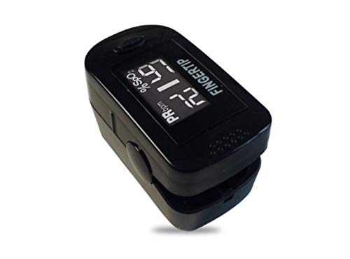[Australia] - Concord BlackOx Fingertip Pulse Oximeter with Reversible Display, Carrying Case, Lanyard and Protective Cover 