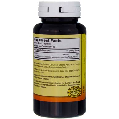 [Australia] - Nature's Blend Elemental Magnesium Amino Acid Chelate 300 mg, 100 Count 