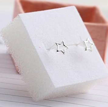 [Australia] - Glitterymall 24pcs Cardboard Jewelry Box Gift Ring Earrings Pendant Boxes Small Gift Box Holder Robin's Egg Blue Color 