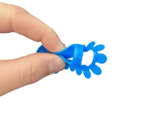 [Australia] - Omnipod Grip Shield Designed by Deck My Diabetes. Reusable, Flexible One-Handed Application(Additional Overlay Patch Required) - Sky Blue 