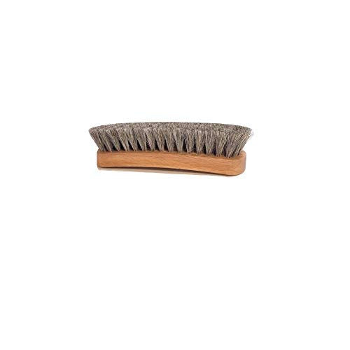 [Australia] - Saphir Natural Horsehair Shoe Brush for Leather Shining, Buffing & Cleaning 