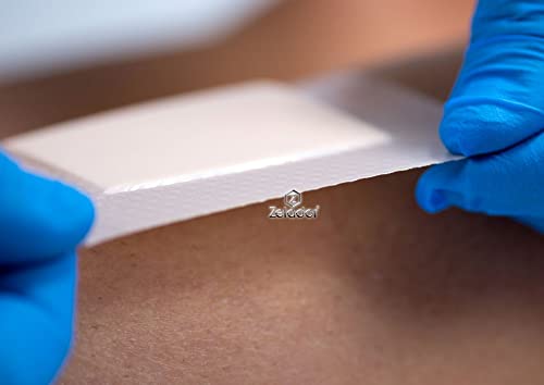 [Australia] - Silicone Lite Foam Dressing (Moderex Border Sensitive Plus) with Border for Light to Moderate exuding Wounds for Sensitive Skin (10x10cm x 10) 10x10cm x 10 