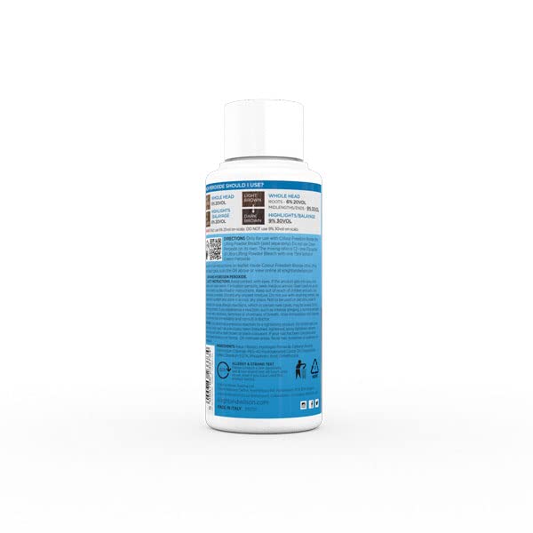 [Australia] - Knight & Wilson Colour Freedom Blonde Developer 6% 20VOL. Permanent lightening high lift Cream Developer For use with Colour Freedom Ultra Lifting Powder Bleach. 75ml 