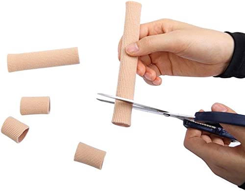 [Australia] - Bessy shop Toe Cushion Tube, 3Pcs CuttableToe Tubes Sleeves Soft Gel Toe Sleeve Protectors for Cushions Corns Relief Toe Pressure Pain 