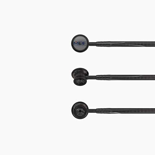 [Australia] - MDF Instruments MD One Stainless Steel Premium Dual Head Infant-Neonatal Stethoscope - Free-Parts-for-Life & (MDF777I-BO) - All Black All Black (BlackOut) 