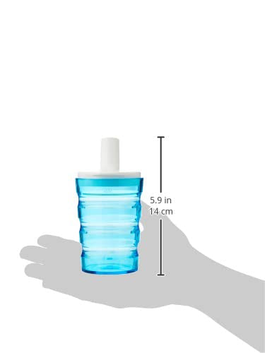[Australia] - Performance Health Sure Grip Cup, Non Spill Mug, Portable Travel Mug with Straw Lid for Children, Elderly and Disabled - 200 ml Blue Colour S (Pack of 1) 