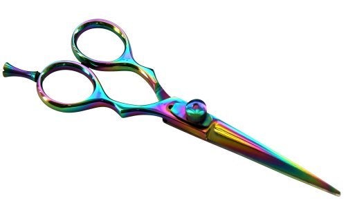 [Australia] - Hairdressing Barber Salon Titanium Scissors 5.5" Hair Cutting,Shears Stainless Steel 