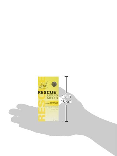 [Australia] - Rescue Remedy Day Liquid Melts, Alcohol Free, Flower Essences, Emotional Wellness and Balance, Travel Size, 28 Fast Dissolving Capsules 