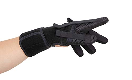 [Australia] - Neofect Finger Splint - Stroke Recovery Equipment Hand Brace Finger Support Stroke Hand Splint Finger Stretch & Rehab Orthotics Minimizes Spasticity (Large Left) Large (Pack of 1) 
