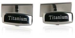 [Australia] - Cuff-Daddy Titanium Carbon Fiber Cufflinks with Presentation Box 