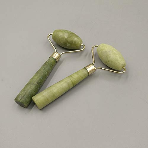[Australia] - 2 Pack Anti-Aging Anti Wrinkle Jade Roller Massager Face Neck Slimming Lymphatic Drainage SPA Tool 