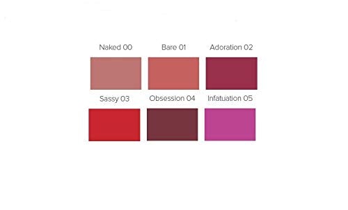 [Australia] - Mii Cosmetics Passion Matte Lip Lover - Long Lasting Suede Finish Lipstick - Naked 00 