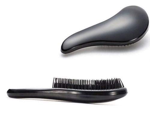 [Australia] - Hari's Tangle Wand Detangling Hair Brush Massage Comb- Glide The Detangler Brush Through Tangled Hair- All Hair Types Thin, Thick, Curly, Straight, Wet, Dry - Best Brush/Comb for Women, Girls(Black) Black 