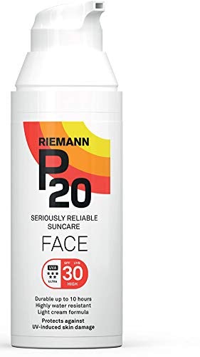 [Australia] - Riemann P20 Face Sun cream SPF30 50 g Long Lasting UVA and UVB Protection for up to 10 hours, Highly Water Resistant 