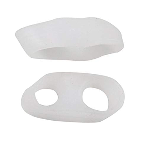 [Australia] - Pedimend Silicone Gel Double Loop Toe Separator (1PAIR) - Toe Separator for Overlapping Toes - Little Finger Hallux Valgus Protector - UNISEX - Foot Care 