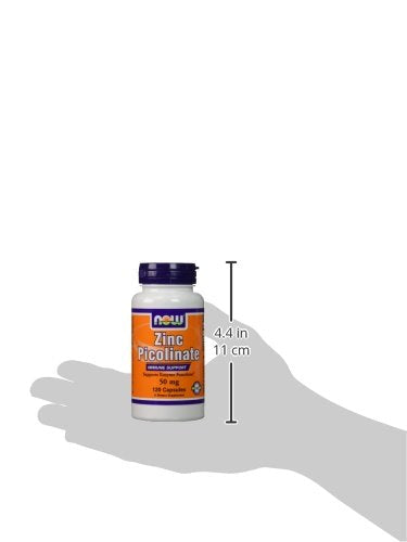 [Australia] - NOW Foods Zinc Picolinate 50mg,120 Capsules (Pack of 2) 