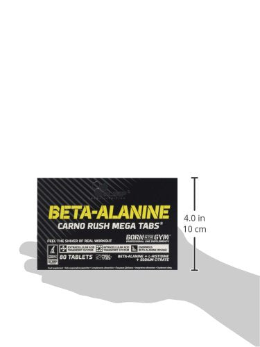 [Australia] - Olimp Labs Beta-Alanine Capsules, Carno Rush, Pack of 80 Mega Tablets, BETA-Alanine CARNO Rush 