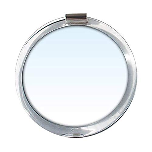 [Australia] - Rucci Tabletop LED Chrome Stand Mirror, Double Sided 10x/1x Magnification, 6" Dia. Frame to Frame 